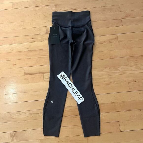 Lululemon Base Pace High-Rise Tight 25" Two-Tone Ribbed size 2 - Picture 6 of 7